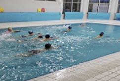 Новая паслуга ў дзіцячым басейне - сямейнае плаванне
