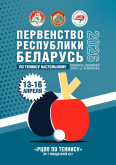 16 апреля в Минске на базе учреждения «Республиканский центр олимпийской подготовки по теннису» прошел заключительный день первенства Республики Беларусь среди юниорок и юниоров 2007 года рождения и моложе по настольному теннису.
